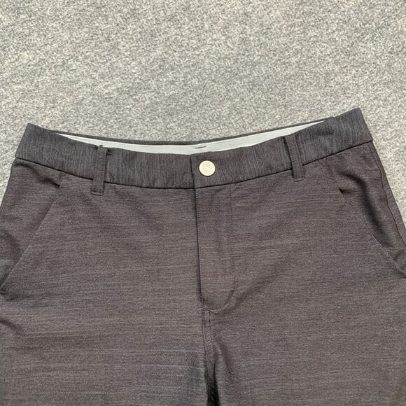 Puma Golf Shorts Mens 30 Grey 101 Heather Flat Front Lightweight Performance - Picture 3 of 11